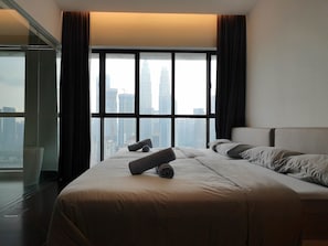 프리미엄 아파트 | 다리미/다리미판, 간이 침대, 무료 WiFi, 침대 시트