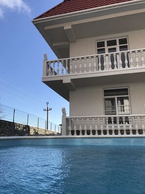 Fassade der Unterkunft