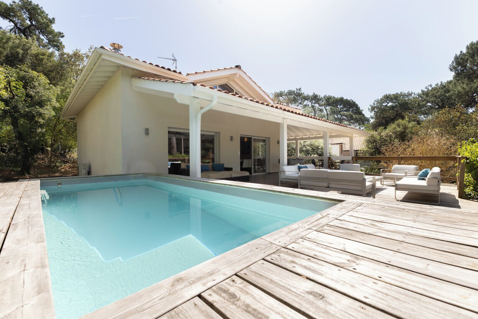 Una piscina climatizada