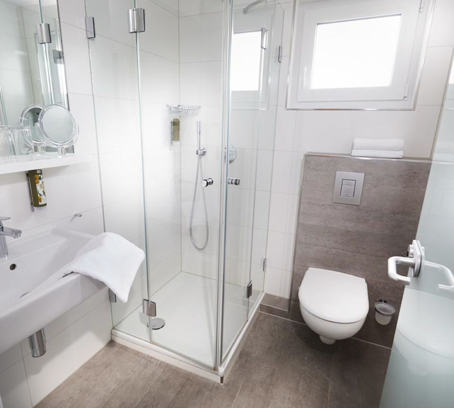 free toiletries, hair dryer, bathrobes, slippers