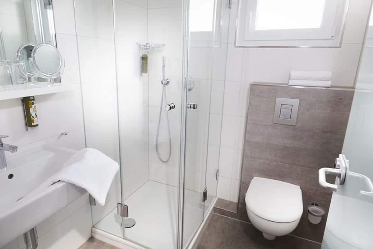 free toiletries, hair dryer, bathrobes, slippers