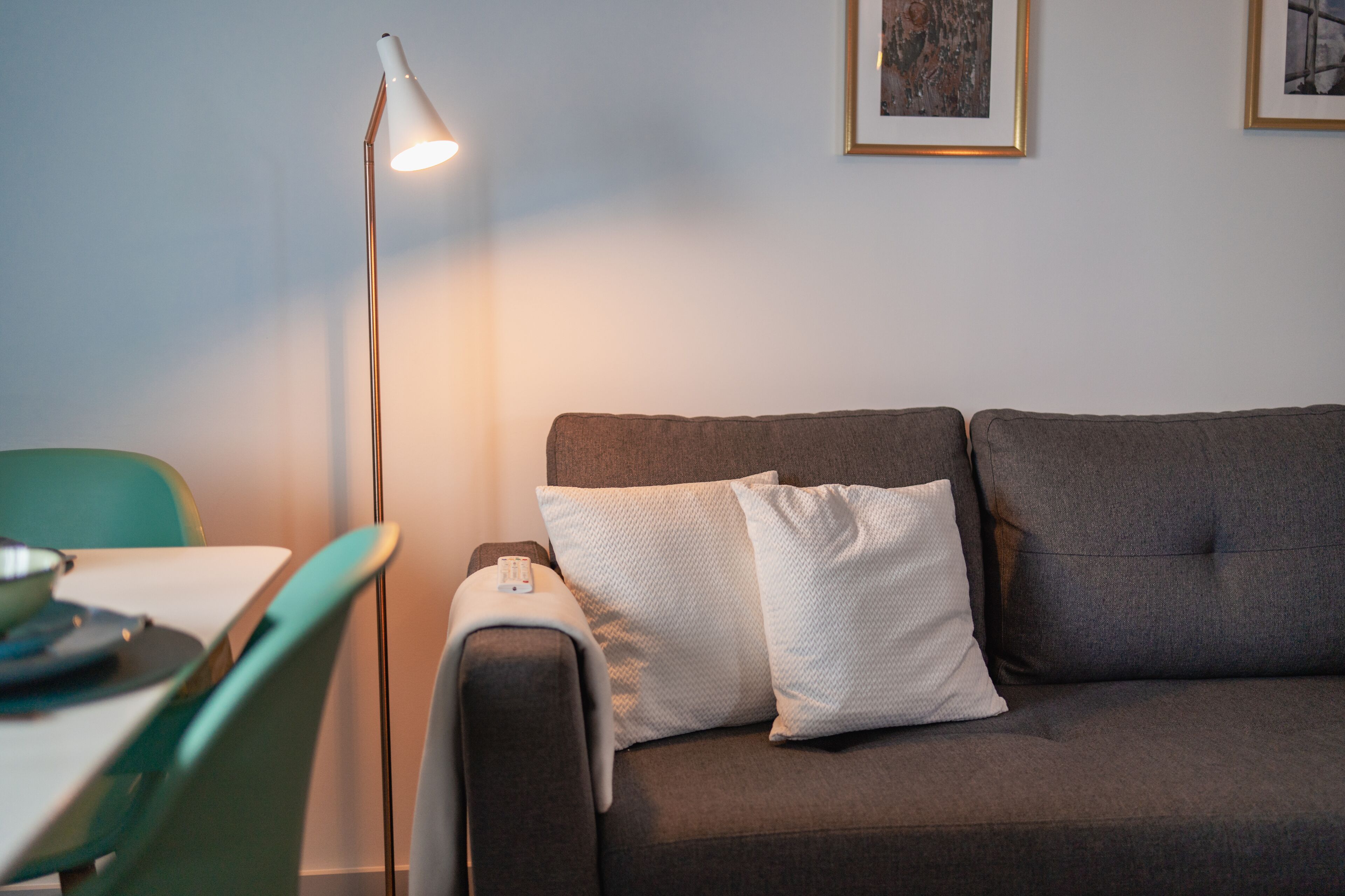 Cozy Studio | Individually decorated, individually furnished, desk, blackout drapes