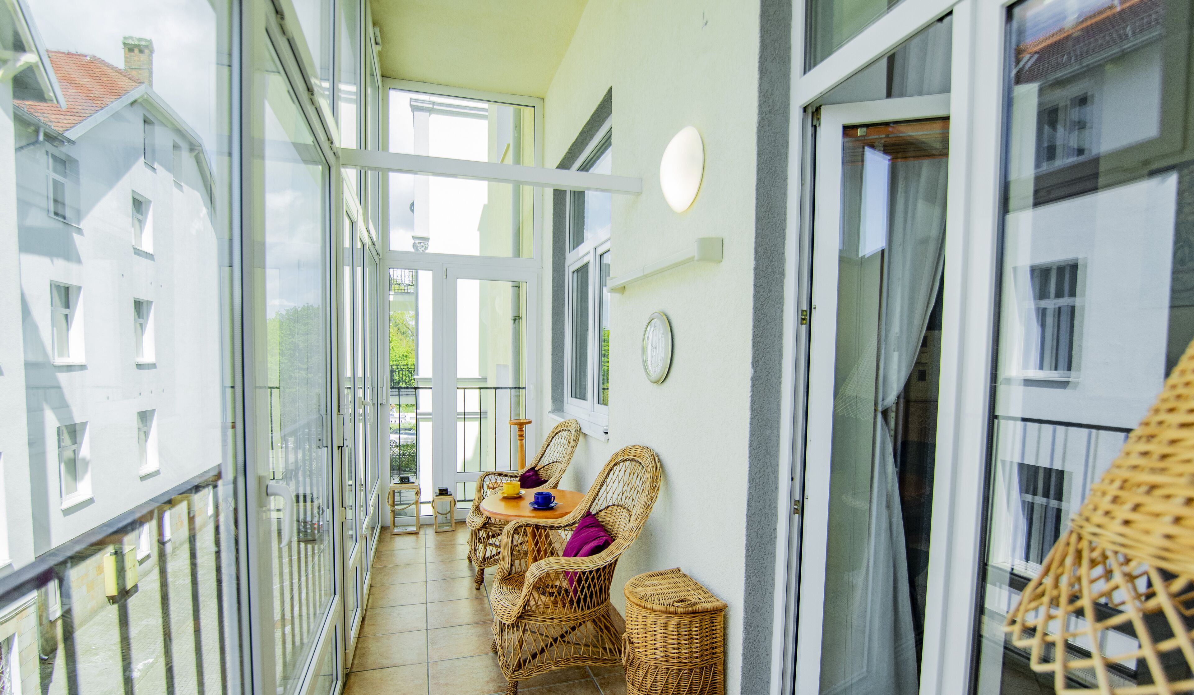 Apartamento clássico | Vista da sacada