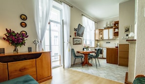 Classic-Apartment | Individuell dekoriert, individuell eingerichtet, Bügeleisen/Bügelbrett