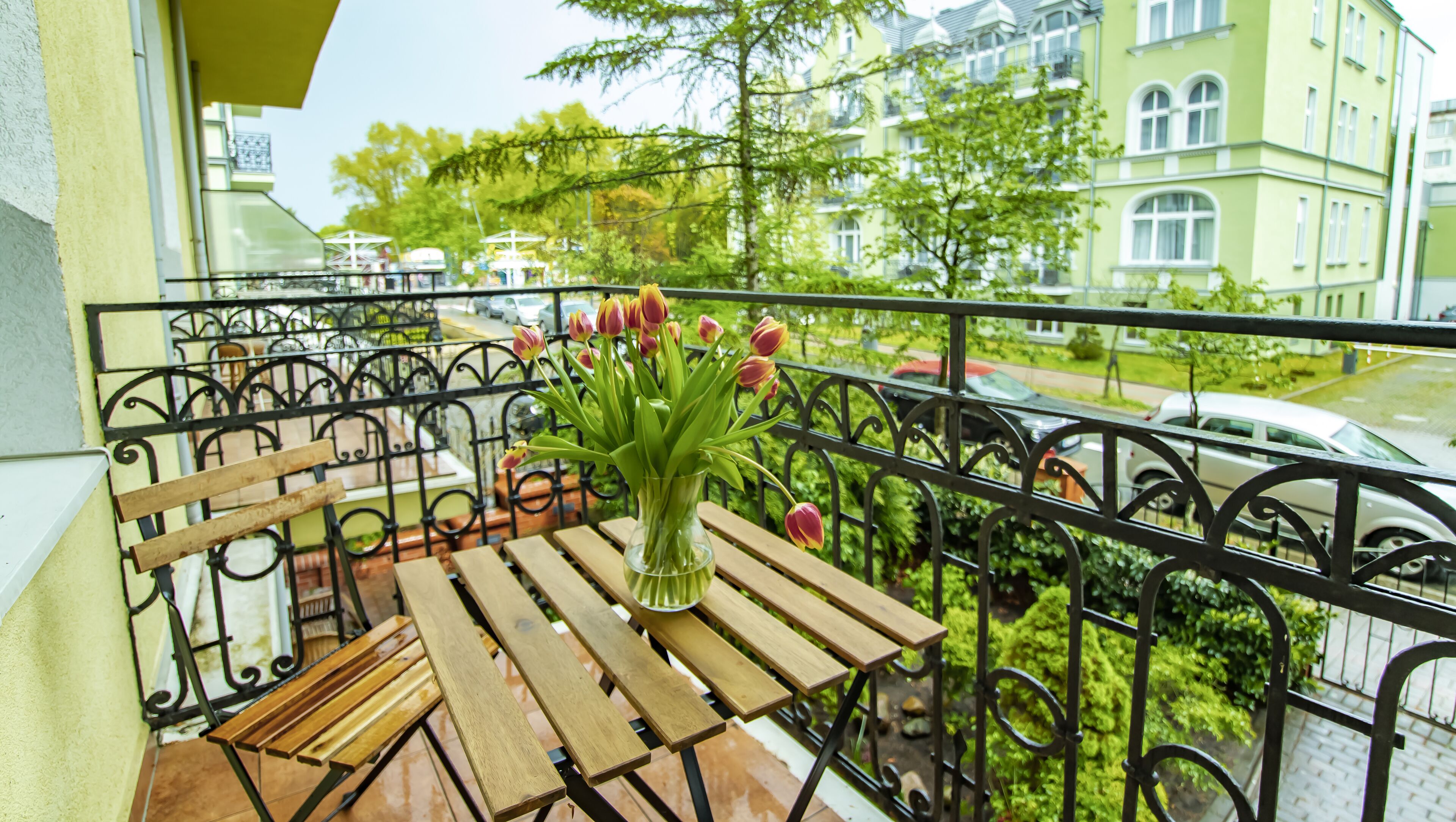 Classic-Apartment | Ausblick vom Zimmer