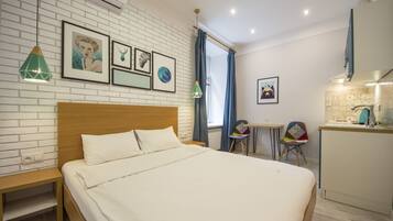 Superior Studio | Iron/ironing board, free WiFi, bed sheets