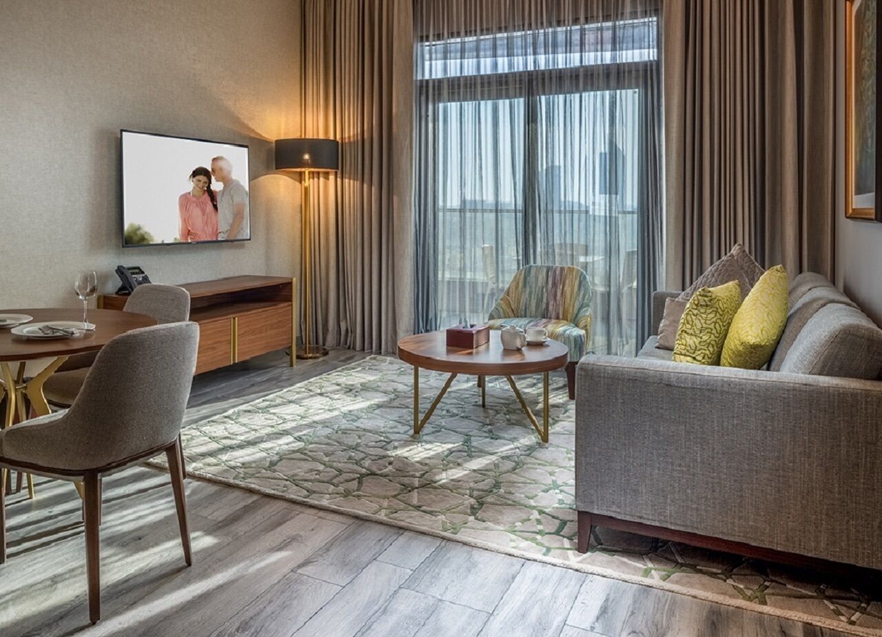 In-room safe, desk, laptop workspace, iron/ironing board