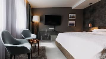 Deluxe-dupleks - mezzanin | Premium-sengetøj, senge med madrasser af memory foam, individuelt design