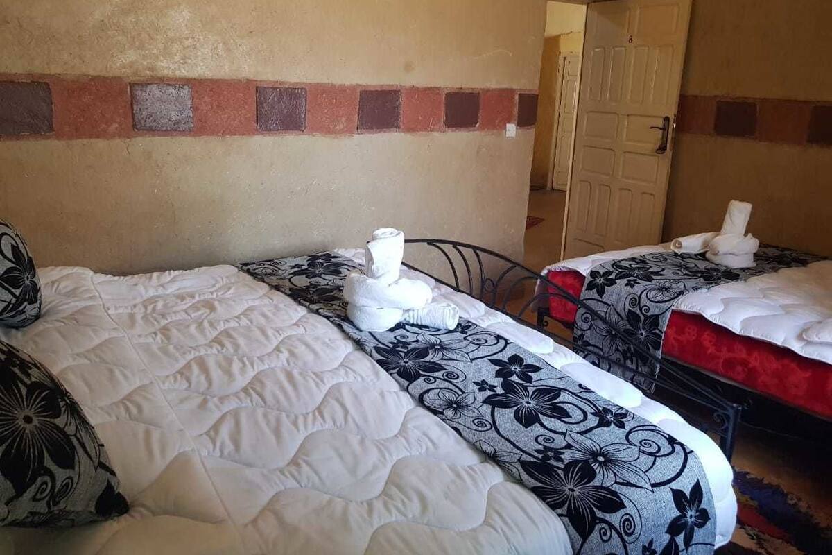 Blackout curtains, free WiFi, bed sheets