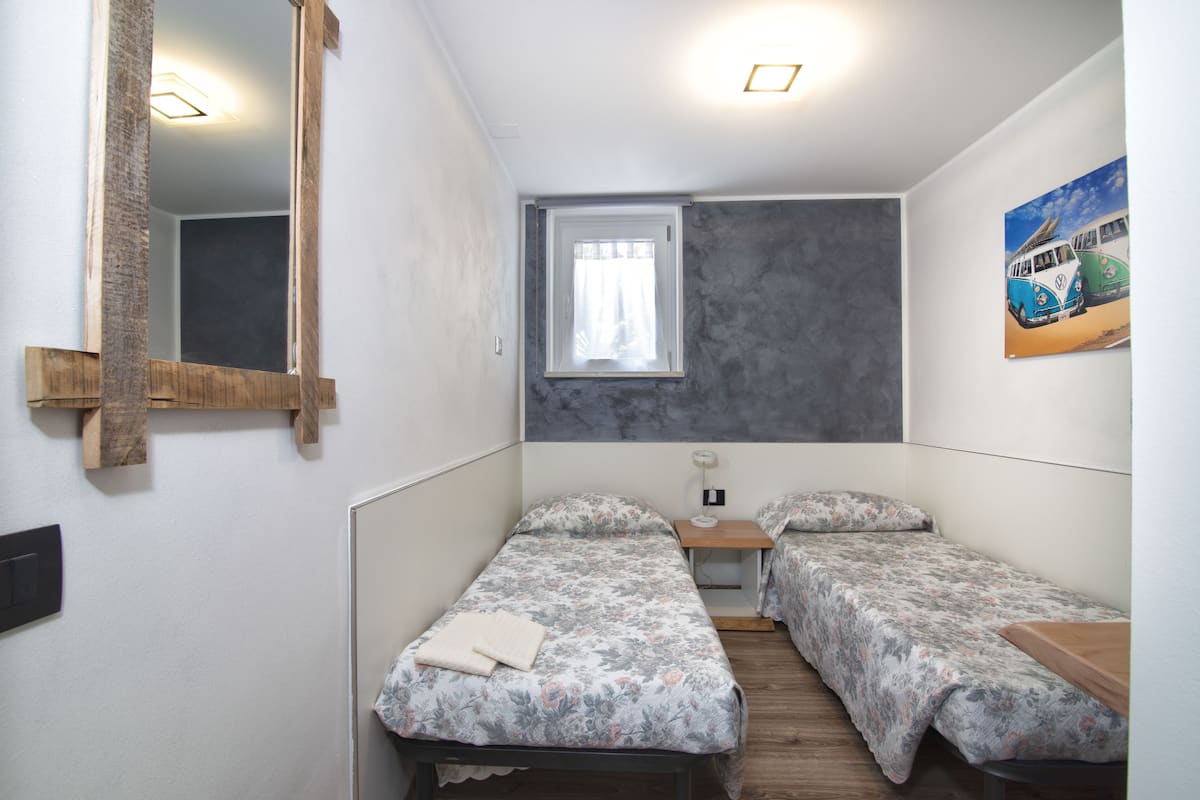 Double or Twin Room, Shared Bathroom | Free WiFi, bed sheets