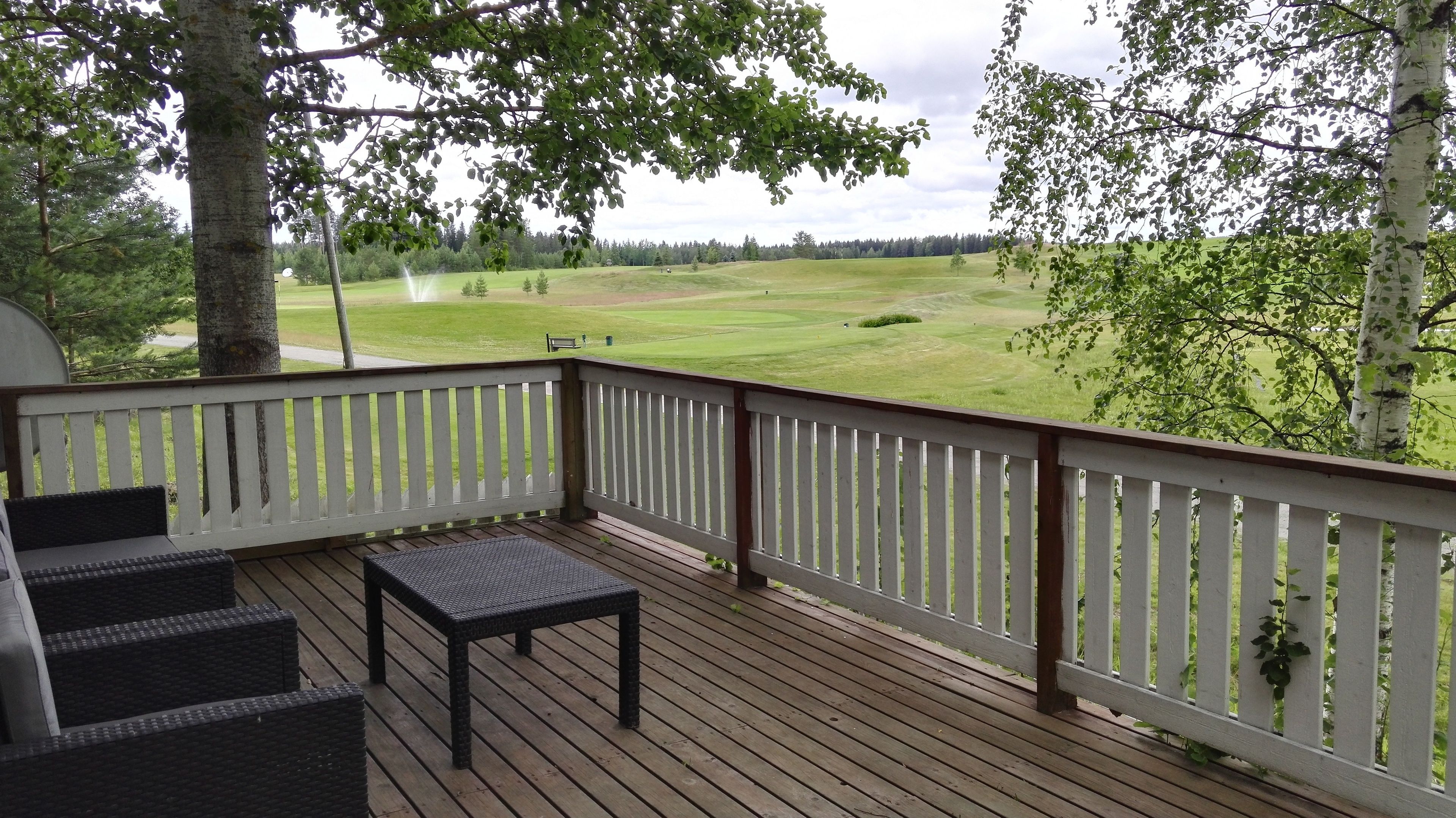 Utsikt mot golfbane