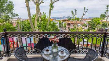 Deluxe Double Room, Jetted Tub, Partial Sea View | View from room