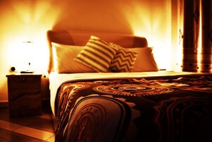 Individually decorated, individually furnished, desk, laptop workspace