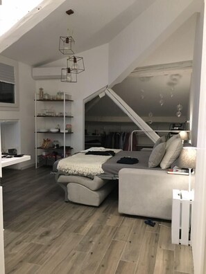 Loft, 1 Bedroom | Living area | Flat-screen TV