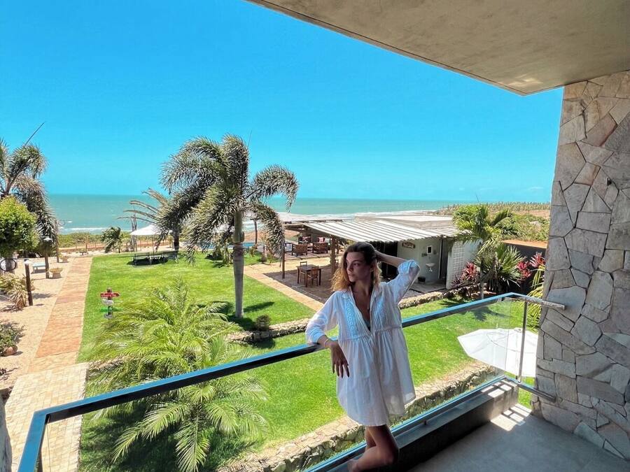 Habitación doble superior (Vista para o Mar) | Vistas al mar