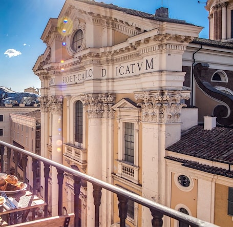 Standard Room, 1 Double Bed, Balcony, Annex Building (Via del Corso 112) | Balcony