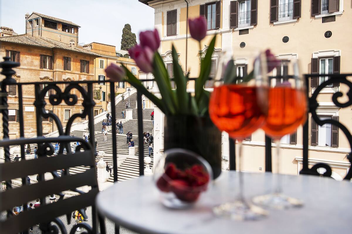 パノラミック アパートメント 別館 (Piazza di Spagna 66) | テラス / パティオ