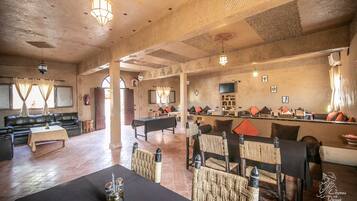 Breakfast, lunch, dinner served; Moroccan cuisine