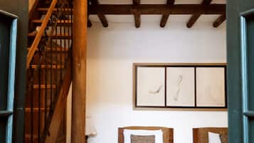 Family Room | Premium bedding, down comforters, individually decorated