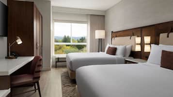 Premium bedding, pillow-top beds, in-room safe, desk