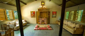 Interior entrance