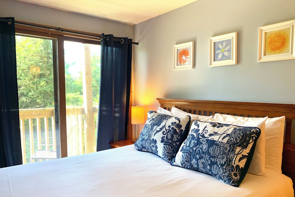 Chambre simple de base, vue sur le jardin | Fer et planche à repasser, accès au Wi-Fi (inclus), décor unique