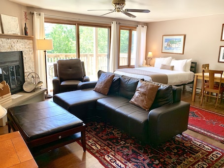 Studio Suite | Individually decorated, individually furnished, iron/ironing board. Sunset Condominiums