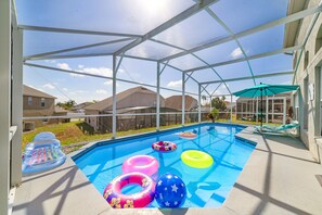 Pool - 4 bedroom villa with view of Disney fireworks (Davenport)