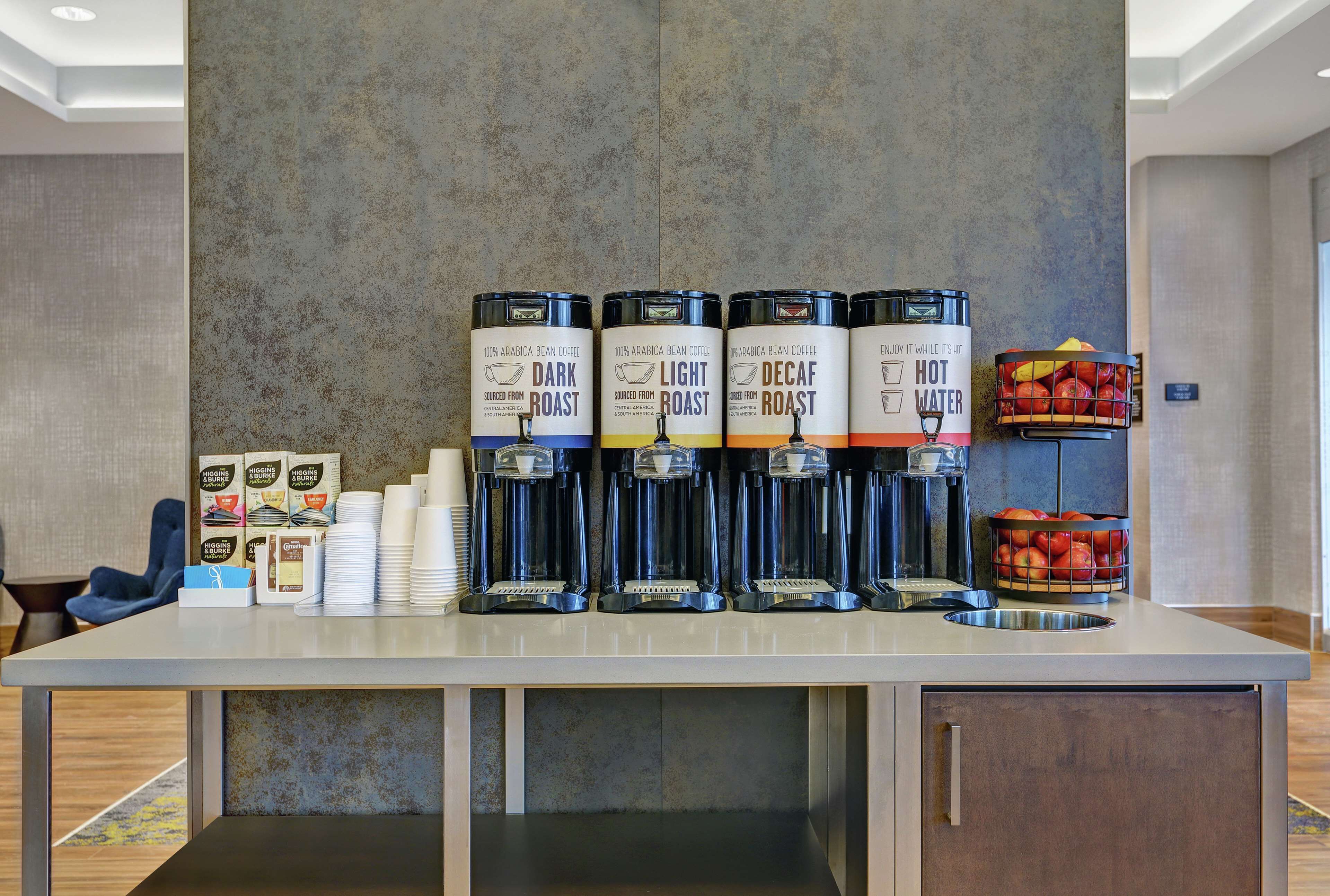 free daily self-service breakfast