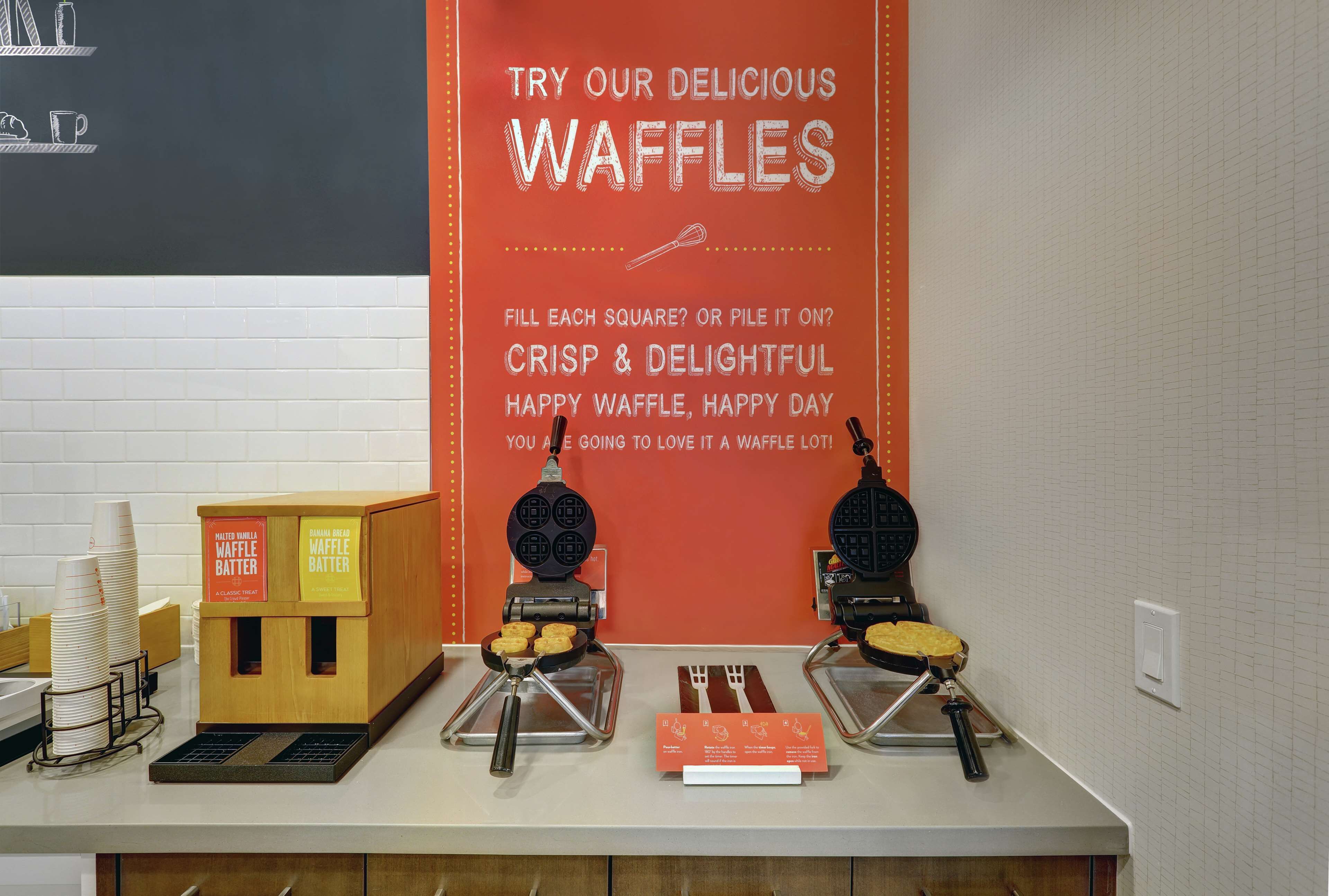 free daily self-service breakfast