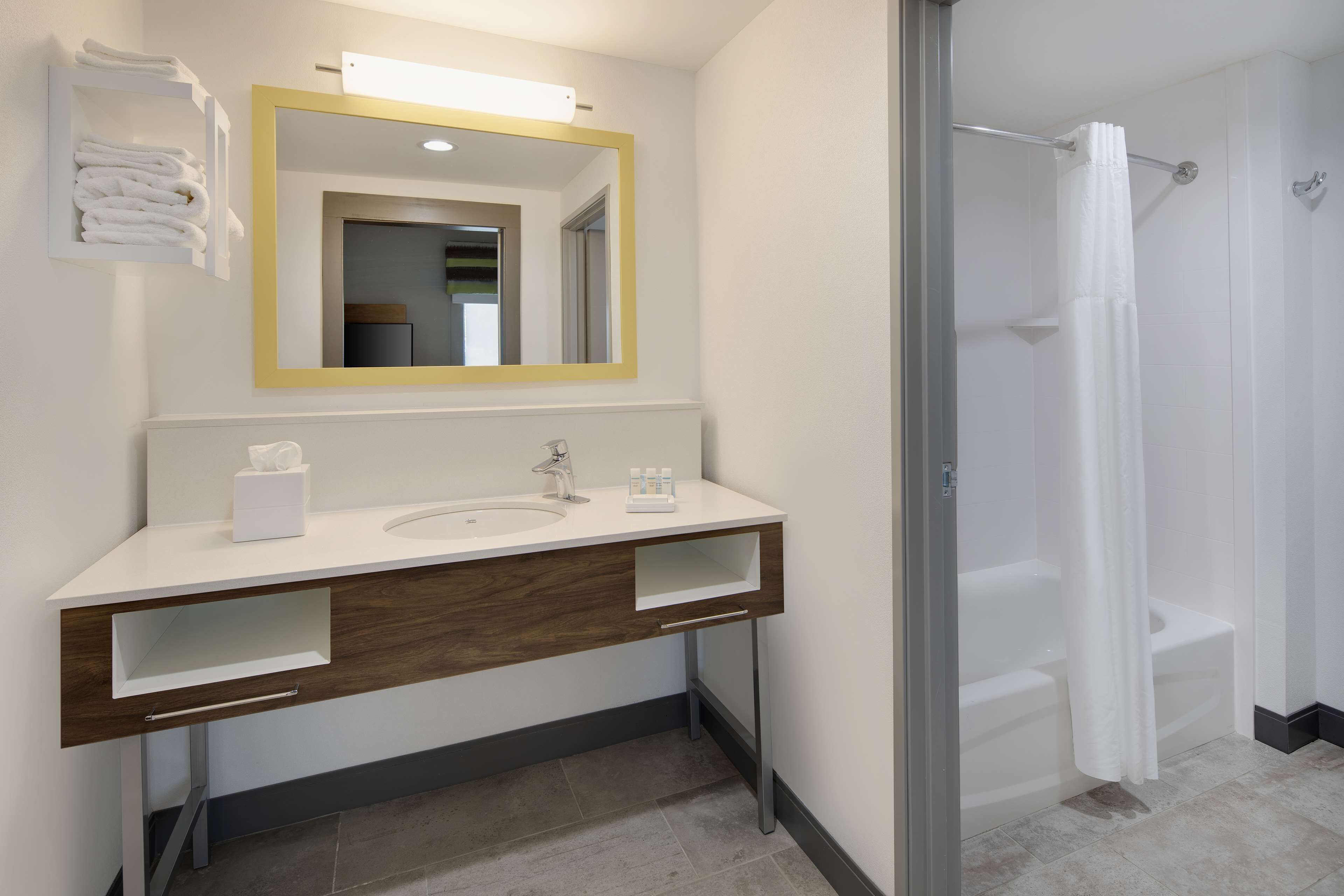 suite, 1 king bed, accessible | bathroom | combined shower/bathtub, free toiletries, hair dryer