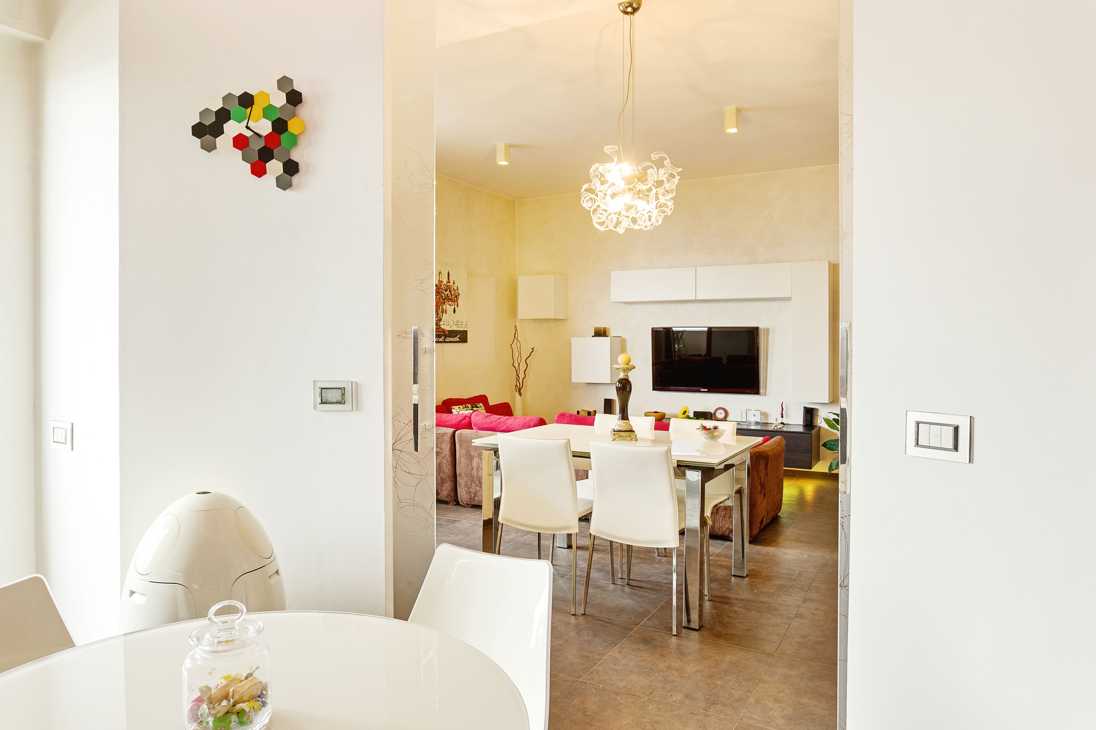 Apartment, 2 Schlafzimmer | Essbereich im Zimmer