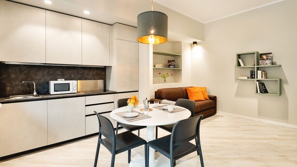 Apartment, 1 Bedroom (Bainsizza 3/2) | Living area | Flat-screen TV - Maggiore Residence Flats (Bologna)