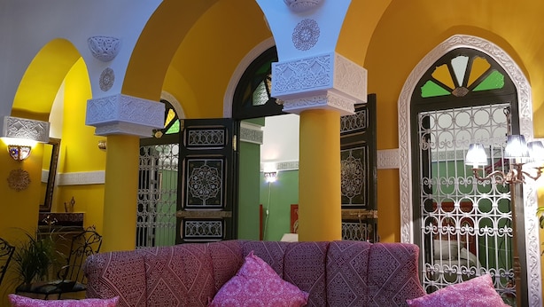 Living area - Akram Guest House (Azrou)