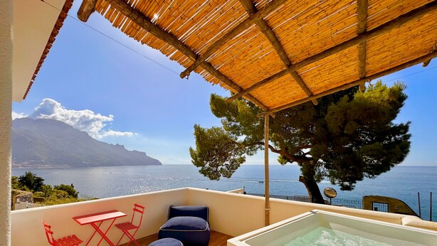 Jacuzzi Suite with Sea View Terrace | View from room - Villa Bossa Amalfi (Ravello)