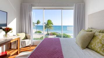 Deluxe-villa | Egyptiske bomuldslagner, premium-sengetøj, pengeskab på værelset