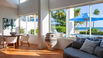 Deluxe Villa | Living area | Netflix