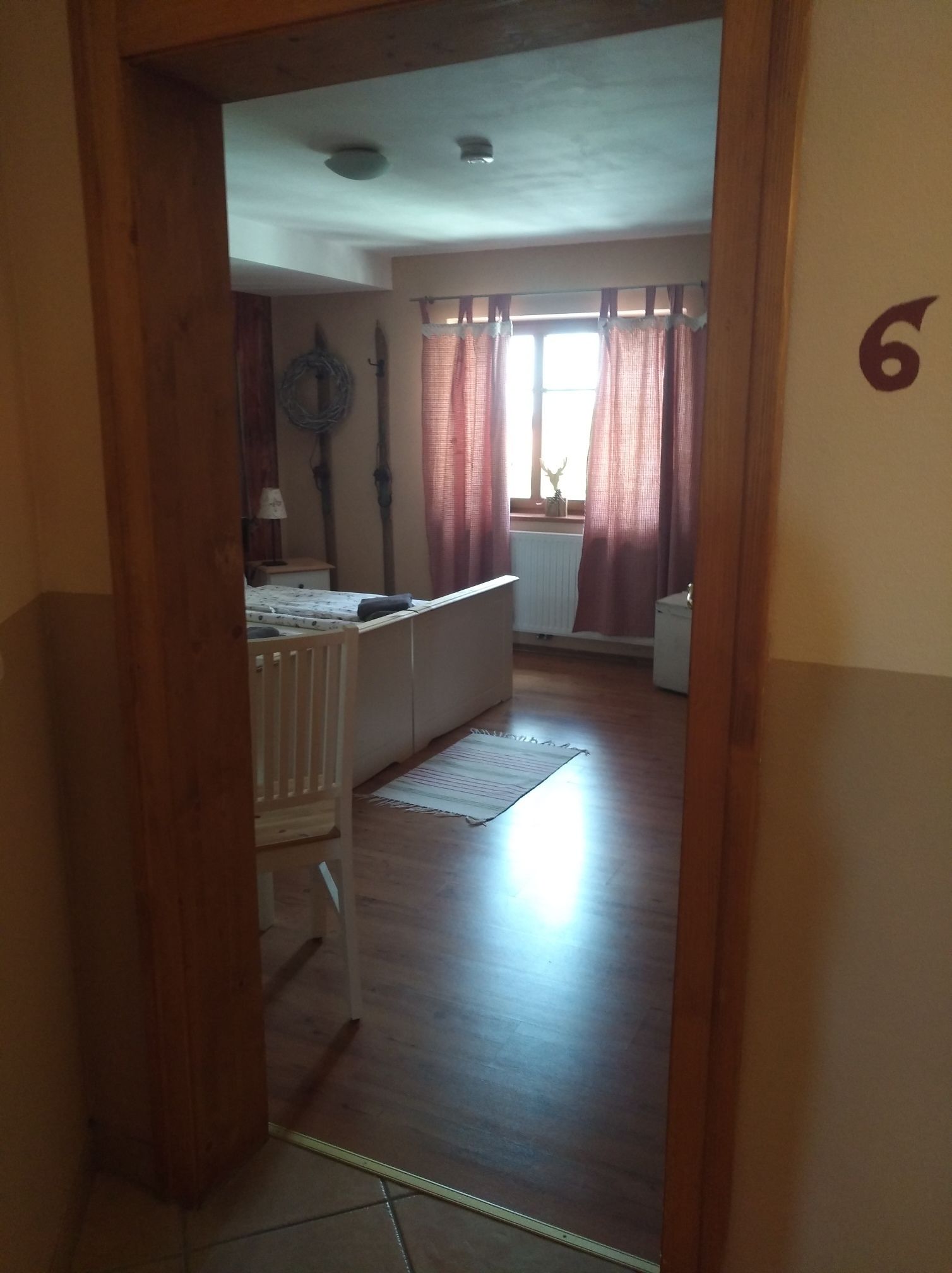 Camera singola, bagno in camera, vista giardino (Zimmer Nr. 1&2)