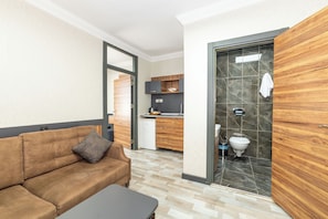 Familien-Suite, 1 Schlafzimmer | 1 Schlafzimmer, Bettwäsche aus ägyptischer Baumwolle