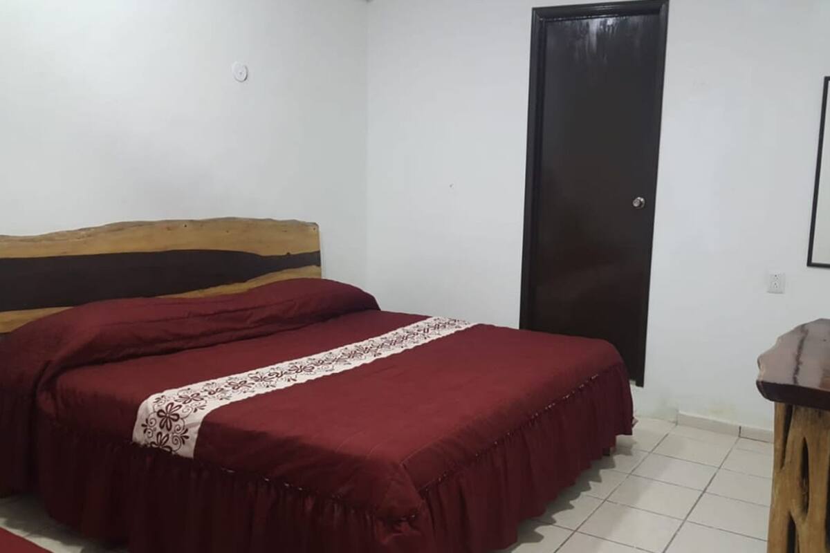 Laptop workspace, free WiFi, bed sheets