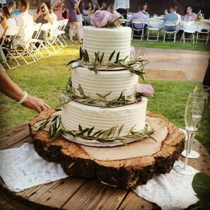Espace mariage en plein air