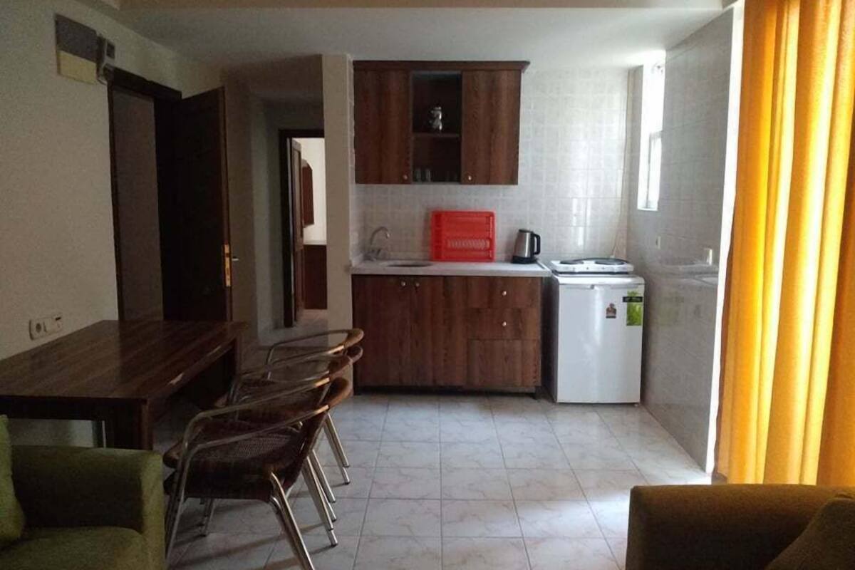 family apartment | private kitchenette | fridge, electric kettle