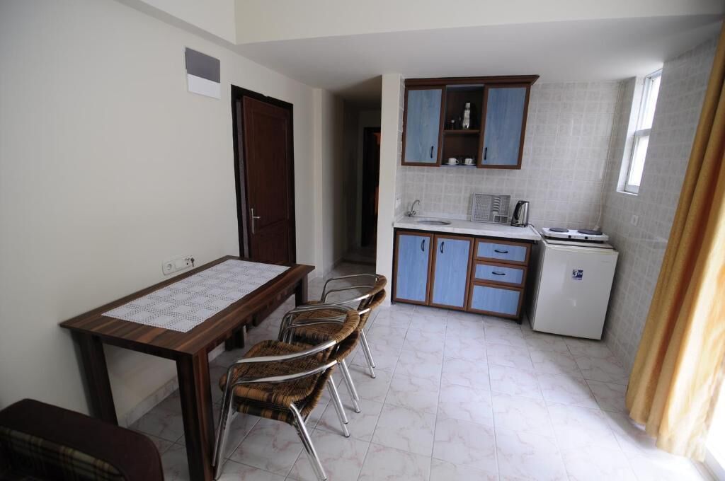 fridge, electric kettle