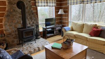 Smart TV, DVD player, books