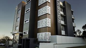 Front of property – evening/night