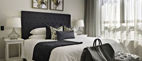 1 habitación, caja de seguridad en la habitación y cortinas blackout