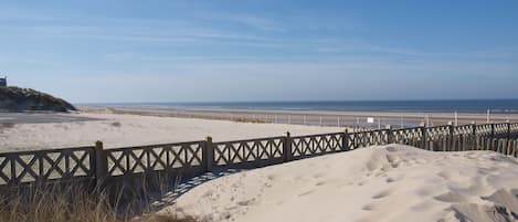 Accommodatie ligt op het strand