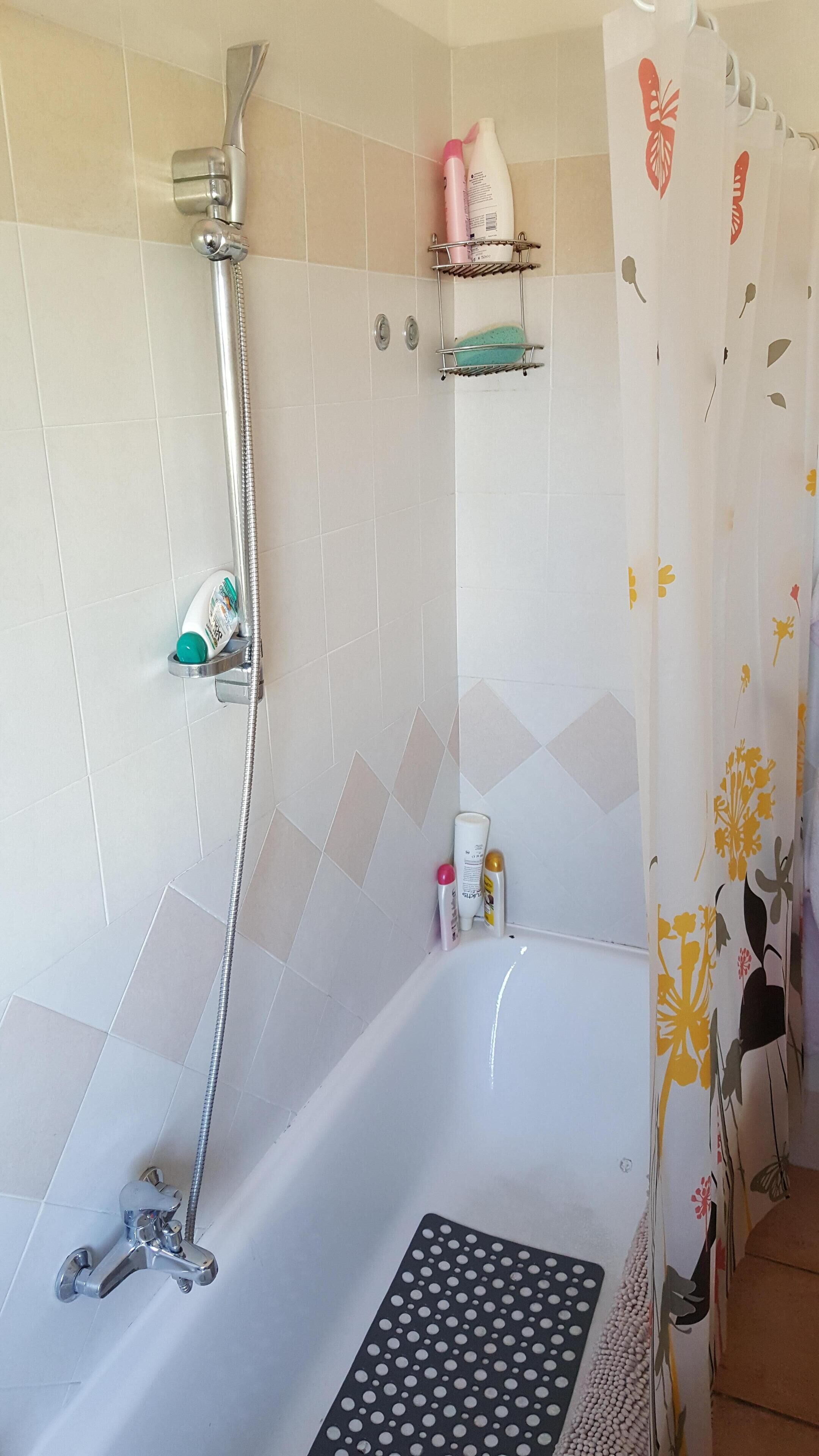 Asciugacapelli, asciugamani, sapone, shampoo