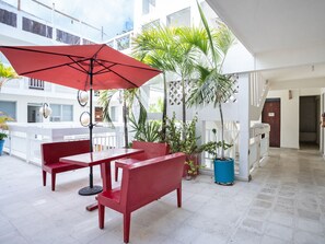 Terrace/patio - Hotel Rimon (Cozumel)