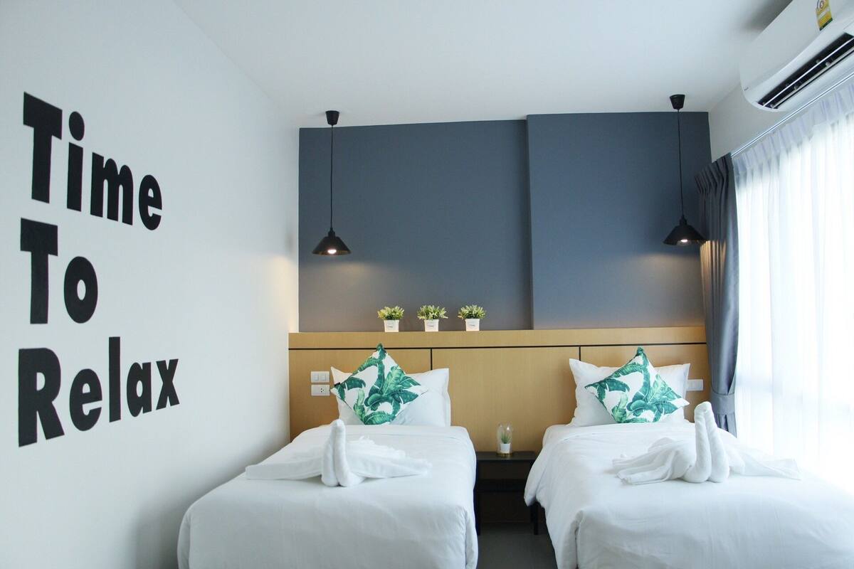 Standard Twin Room | Màn/rèm cản sáng, truy cập Internet không dây miễn phí, bộ trải giường 
